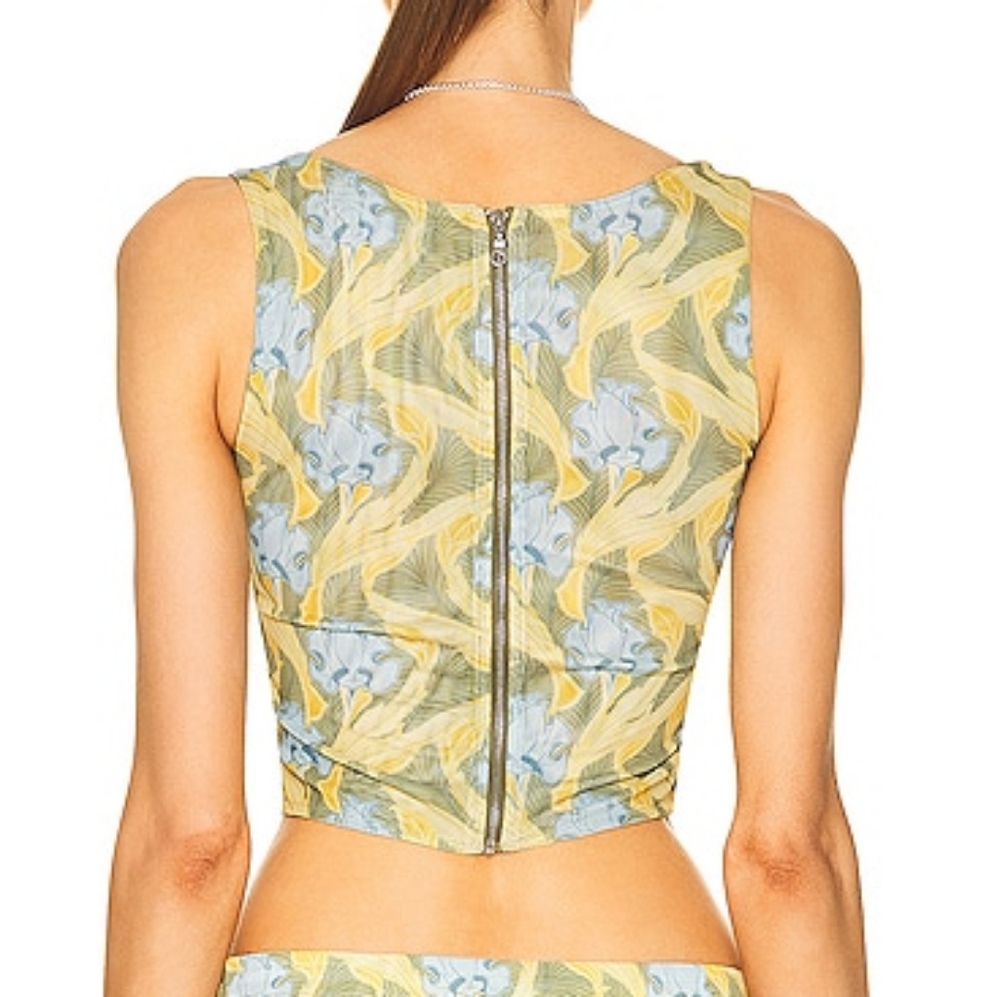 NWT MIAOU Campbell Corset Top size S - Picture 3 of 5